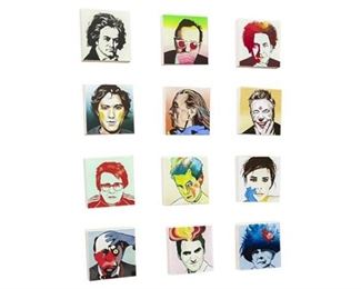 16. Brand, Lois American 21st C., Group Lot of Portraits