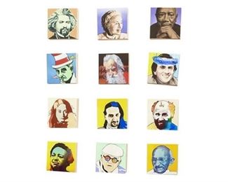 17. Brand, Lois American 21st C., Group Lot of Portraits