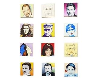 18. Brand, Lois American 21st C., Group Lot of Portraits