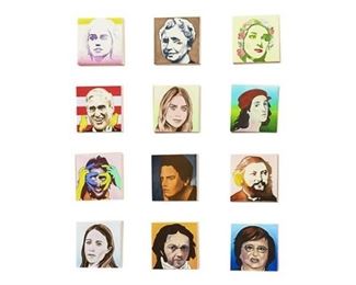 20. Brand, Lois American 21st C., Group Lot of Portraits