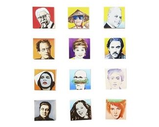 25. Brand, Lois American 21st C., Group Lot of Portraits