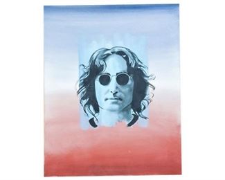 38. Brand, Lois American 21st C., Portrait of John Lennon