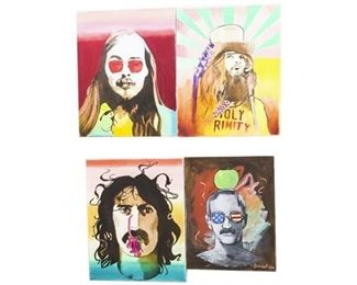 44. Brand, Lois American 21st C., Group Lot of Four 4 Portraits