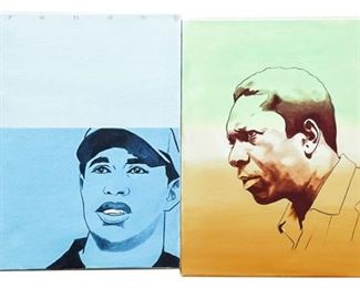 46. Brand, Lois American 21st C., Group Lot of Portraits