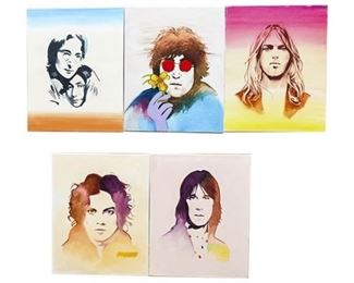 47. Brand, Lois American 21st C., Group Lot of Portraits