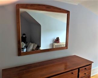 Mission Wood Matching Wall Mirror