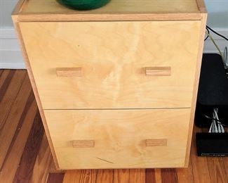 All Wood Hanging File Cabinet