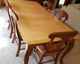 Dining Room table and chairs selling at coast2coast auctions