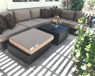 Great like new patio sectional  grouping