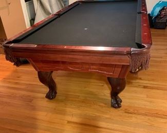 #1		AMF Play Master pool table 54x99x32 with stand 	 $3,000.00 
