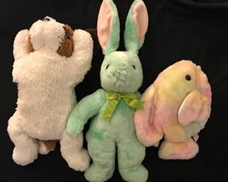 TY Beanie Buddies "Hippity, Yodels and Coral"