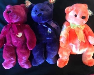 TY Beanie Buddies "Valentina, Princess and Tangerine"