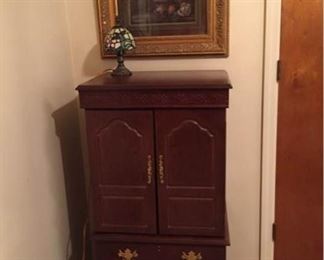 Cherry Jewelry Cabinet