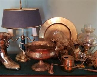 Collection of Brass Decor