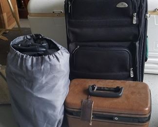 Samsonite Luggage and Air Mattress