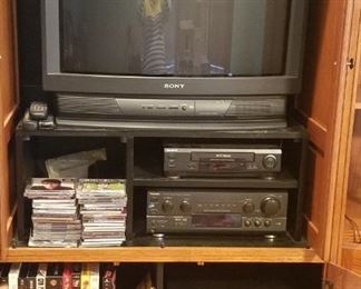 Sony TV, Disc Changer, CDs
