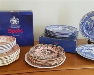 Spode Plates, Bowls