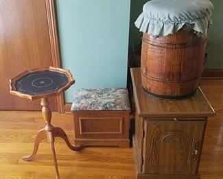 Vtg Tables and Stools