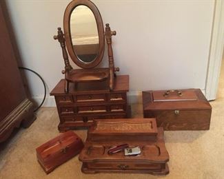 Wood Boxes  Mirror