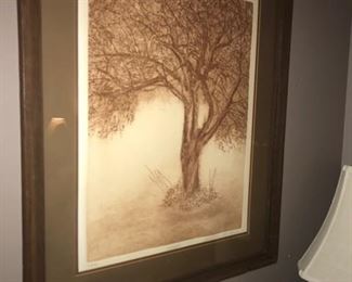 Etching - Crab Tree 