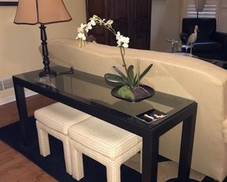 Console Table w/ Benches