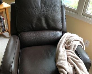 Brown Leather Recliner