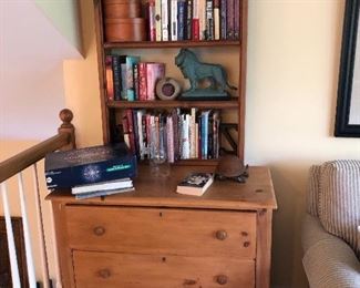 Pine Chest,  Hanging Shelf