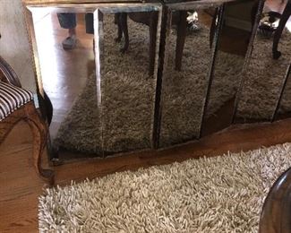 Mirrored Credenza     Rug 