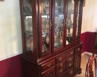 Beautiful Cherry China Cabinet