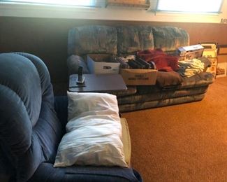 sofa and recliner