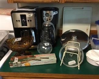 Kitchen - coffee pots etc