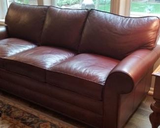 Ethan Allen Leather Sofa