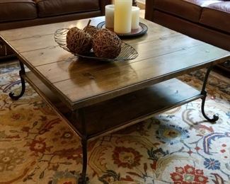 Iron Leg Coffee Table