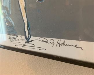 RJ HOHIMER SIGNED AND NUMBERED 