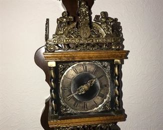 ANTIQUE VINTAGE DUTCH  WALL CLOCK 