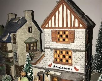 DEPARTMENT 56 VILLAGE HERITAGE HOUSES AND  ACCESSORIES