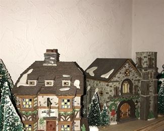 DEPARTMENT 56 VILLAGE HERITAGE HOUSES AND  ACCESSORIES