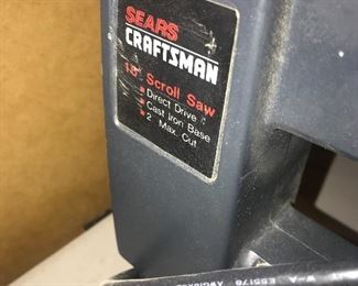 CRAFTSMAN SCROLL SAW 