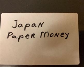 JAPAN PAPER MONEY 