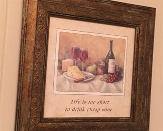 Wine home decor picture