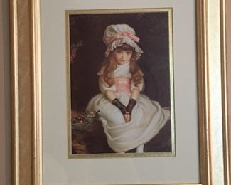 Home decor picture of a little girl