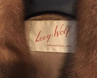 Levy Wolf Fur Coat