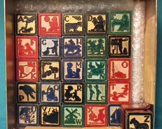 Antique Children's Toys & Games - Wood Blocks