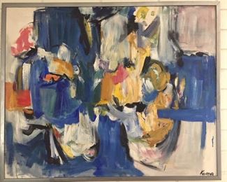 Art - Abstract – Eve A. Koenig c. 1970: 43" x 35"