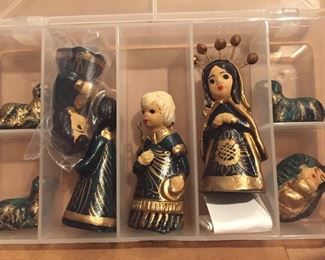 Christmas - Nativity Scene pieces, hand-carved by Mexican artisan