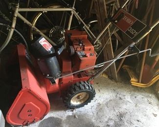 . . . followed by a dependable Toro snow thrower.