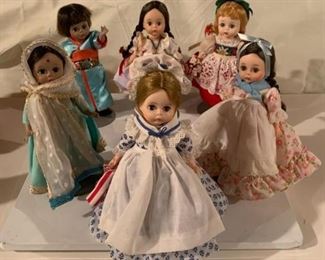 . . . several more international dolls