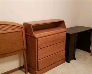 . . . a nice headboard with matching dresser