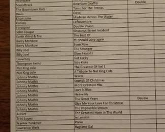 Page 2 of available LPs...and there are more that are not listed.