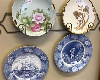 Assorted decorative plates